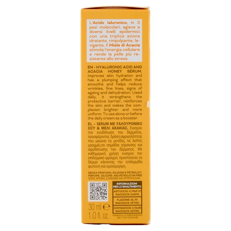 Cera di Cupra Ricette di Miele Hydra Serum Fluido Essenziale Rimpolpante 30 ml